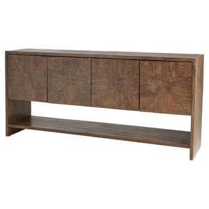 Alta Console Table Cerused Walnut 11677 Cyan Design