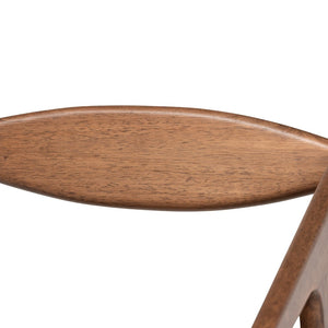 Baxton Studio Baxton Studio Harland Mid-Century Modern Faux Leather Dining Chair Set for Stylish Comfort and Elegance Black RDC809B-AC-Black/Walnut-DC