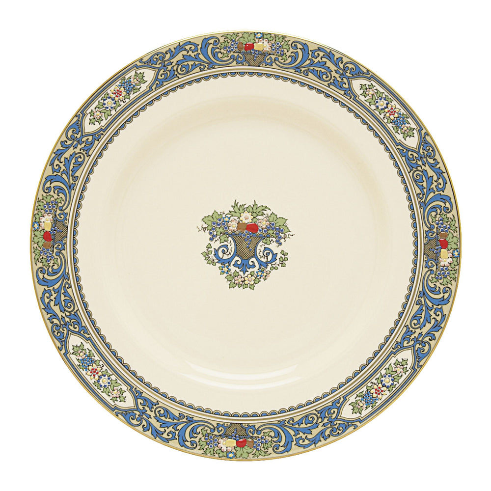Lenox Autumn Porcelain Dinner Plate with Hand Enamel Floral Design and 24k Gold Accents 116801000