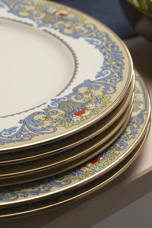 Lenox Autumn Porcelain Dinner Plate with Hand Enamel Floral Design and 24k Gold Accents 116801000