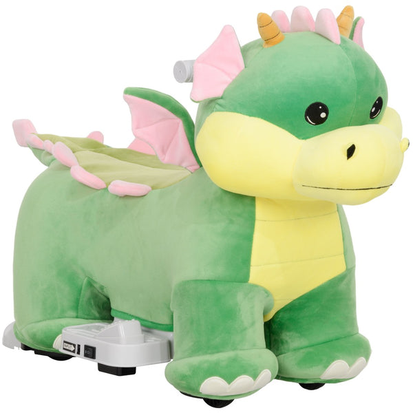 English Elm Qaba Triceratops Toddler Ride on Toy 6v Battery Powered Dinosaur Car with Music W2225P249819