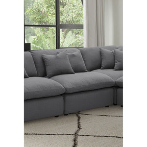 English Elm Greeley Armless Accent Chair with Performance Fabric and Foam Cushions for Modern Living B062P441446