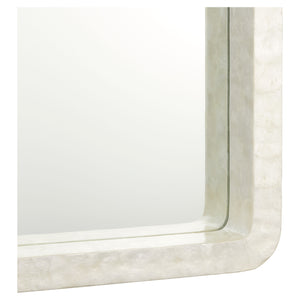 Triton Rectangle Mirror White 11691 Cyan Design