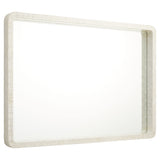 Triton Rectangle Mirror White 11691 Cyan Design