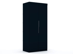 Manhattan Comfort Mulberry Contemporary - Modern Wardrobe/ Armoire/ Closet Tatiana Midnight Blue 116GMC4