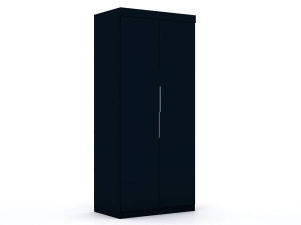 Manhattan Comfort Mulberry Contemporary - Modern Wardrobe/ Armoire/ Closet Tatiana Midnight Blue 116GMC4