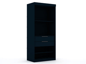 Manhattan Comfort Mulberry Contemporary - Modern Wardrobe/ Armoire/ Closet Tatiana Midnight Blue 116GMC4