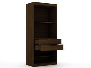 Manhattan Comfort Mulberry Contemporary - Modern Wardrobe/ Armoire/ Closet Brown 116GMC5