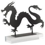 Shenron Dragon Sculpture Black 11703 Cyan Design