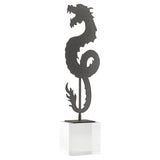 Shenron Dragon Sculpture Black 11705 Cyan Design