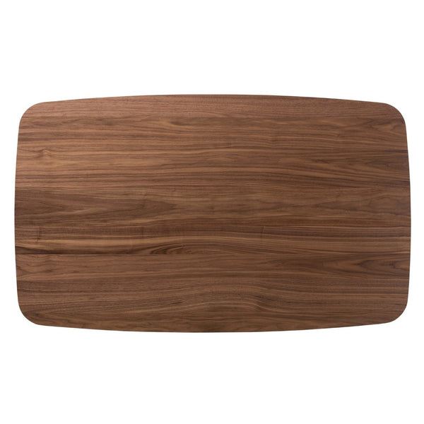 Baxton Studio Baxton Alston 5-Piece Mid-Century Modern Dining Set in Grey Fabric with Walnut Brown Finish WM1892B-Smoke/Walnut-5PC Dining Set