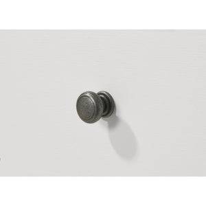 English Elm Prager Farmhouse Brown & White 2-Door Dining Sideboard with Wine Cubby, Drawers & Shelves (59") B062P353258