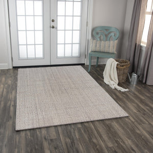 Alora Decor Vera Hand‑Loomed Ivory Wool Blend Rug — Minimalist Texture, Durable Softness For Modern Homes 8'6" x 11'6" 11711710100338611