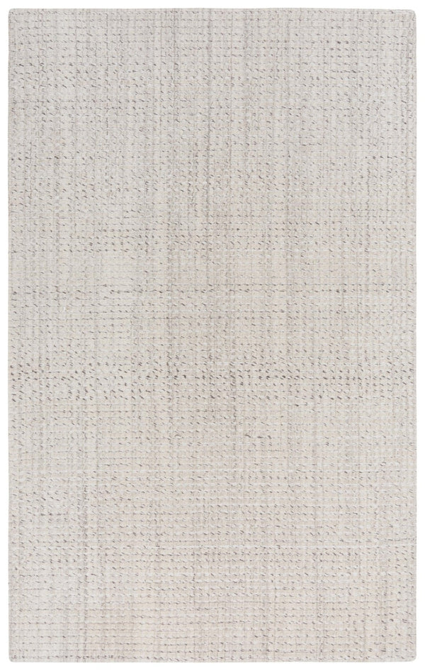 Alora Decor Vera Hand-Loomed Beige-Gray Rug — Soft Wool-Blend Minimalist Texture For Modern, Cozy Interiors 4' x 6' 117117102YT000406
