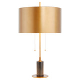 McArthur Table Lamp Black and Brass 11711 Cyan Design