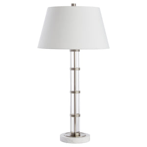 Silvia Table Lamp Polished Nickel | Acrylic | White 11712 Cyan Design