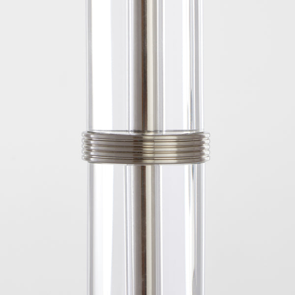 Silvia Table Lamp Polished Nickel | Acrylic | White 11712 Cyan Design