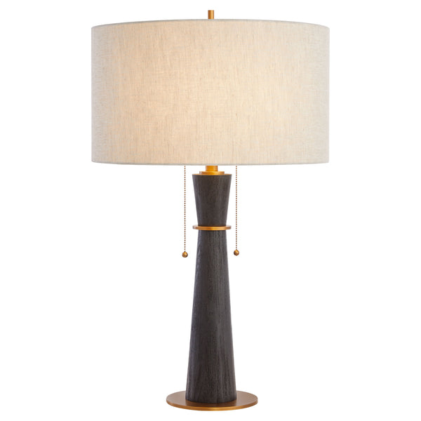 Wright Table Lamp Black and Brass 11714 Cyan Design