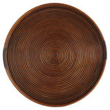 Papeete Round Tray Brown 11717 Cyan Design