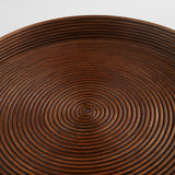 Papeete Round Tray Brown 11718 Cyan Design