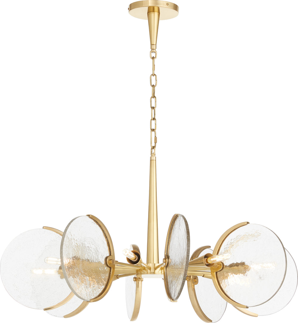 Alton 8 Light Chandlier Aged Brass 11724 Cyan Design