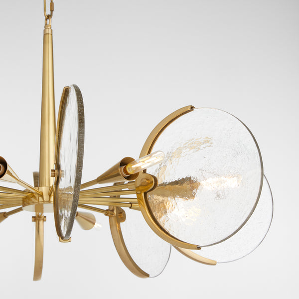 Alton 8 Light Chandlier Aged Brass 11724 Cyan Design