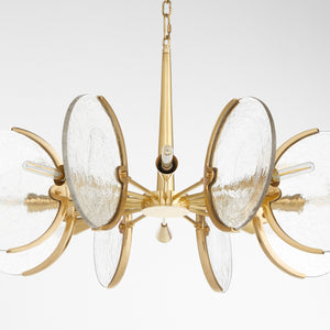 Alton 8 Light Chandlier Aged Brass 11724 Cyan Design