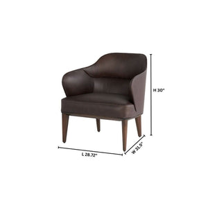 Agata Chair Dark Brown 11725 Cyan Design