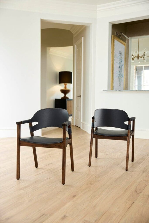 Boss Chair Medium Brown and Navy 11727 Cyan Design