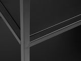 IDEAZ Metal Mesh 1-Door Wardrobe Black 1172UFA