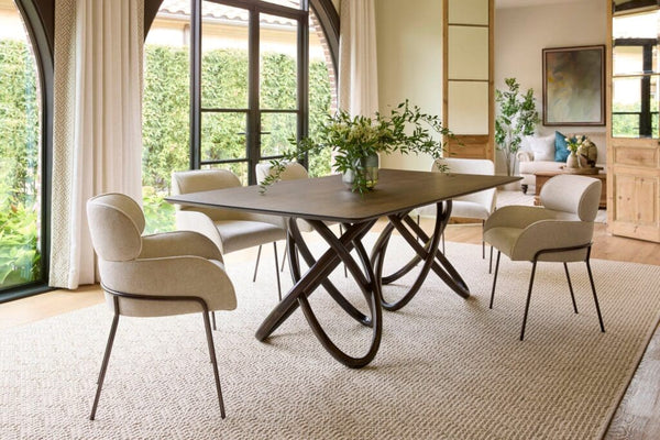 Julian Dining Chair Onyx | Off-White 11732 Cyan Design