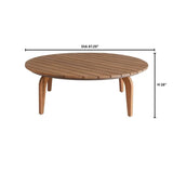 Pierre Coffee Table Brown 11737 Cyan Design