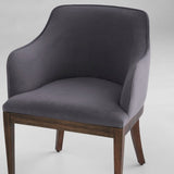 Dublin Chair Dark Brown | Medium Grey 11759 Cyan Design