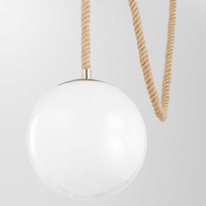 Rockport 1 Light Pendant Aged Brass | Brown 11761 Cyan Design