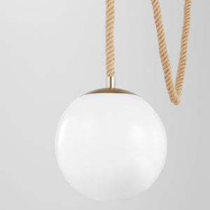 Rockport 1 Light Pendant Aged Brass | Brown 11761 Cyan Design