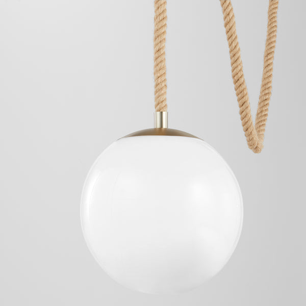 Rockport 1 Light Pendant Aged Brass | Brown 11761 Cyan Design