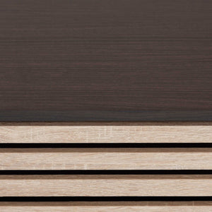 Baxton Studio Baxton Studio Eckhart Modern Cat Litter Box Cover - Stylish Two-Tone Wood Design for Home Décor Brown SECHC150130WI-Modi Wenge/Hana Oak-Cat House