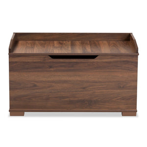 Baxton Studio Baxton Studio Mariam Modern Walnut Cat Litter Box Cover with Stylish Design and Easy Access SECHC150140WI-Walnut-Cat House