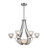 Sculptive 26'' Wide 9-Light Chandelier