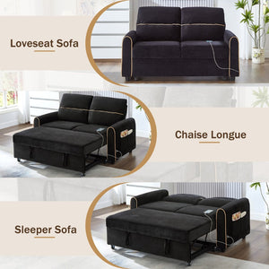 English Elm Swivel Barrel Accent Chair Chenille Tufted Round Club Seat for Living Room Lounge Black N719S002330B