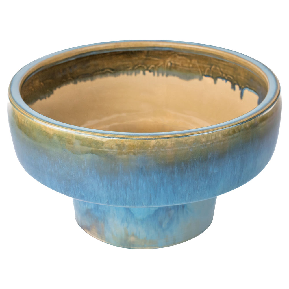 Elevated Bowl Shellish Blue 11771 Cyan Design