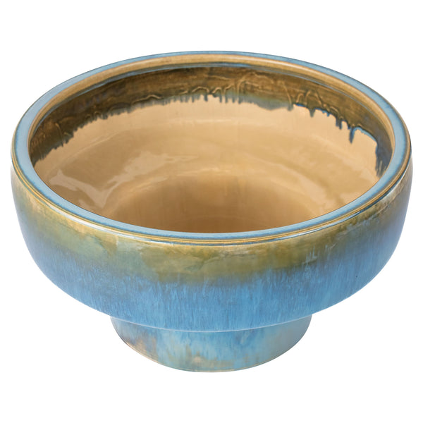 Elevated Bowl Shellish Blue 11771 Cyan Design