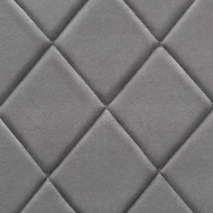 Baxton Studio Baxton Studio Blaise Luxe Velvet Dining Chair Set - 4 Glamorous Chairs with Gold Metal Legs 112157-4-Grey Velvet/Gold-DC