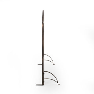 English Elm Christopher Knight Home® - FIREPLACE Black+Gold Iron Screen 40x34.25 Decorative Mesh Guard — Stylish Heat Shield & Spark Barrier 67717.00BBGLD