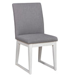 IDEAZ Minimalistic Dining Chairs (Set of 2) White 1179UFD