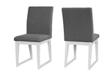 IDEAZ Minimalistic Dining Chairs (Set of 2) White 1179UFD