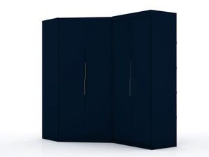 Manhattan Comfort Mulberry Contemporary - Modern Wardrobe/ Armoire/ Closet Tatiana Midnight Blue 117GMC4