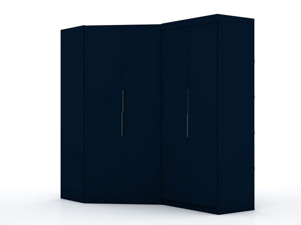 Manhattan Comfort Mulberry Contemporary - Modern Wardrobe/ Armoire/ Closet Tatiana Midnight Blue 117GMC4
