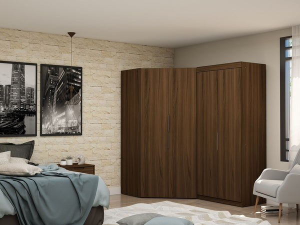 Manhattan Comfort Mulberry Contemporary - Modern Wardrobe/ Armoire/ Closet Brown 117GMC5