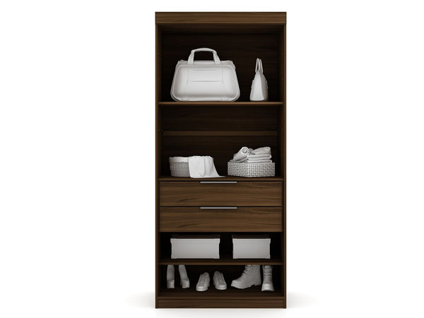 Manhattan Comfort Mulberry Contemporary - Modern Wardrobe/ Armoire/ Closet Brown 117GMC5